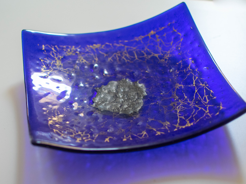 piatto blu