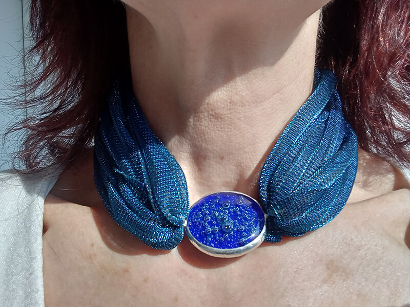 collana blu saldatura soft
