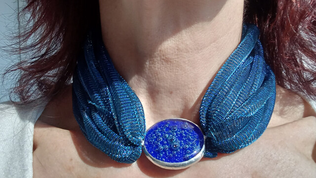 collana blu saldatura soft