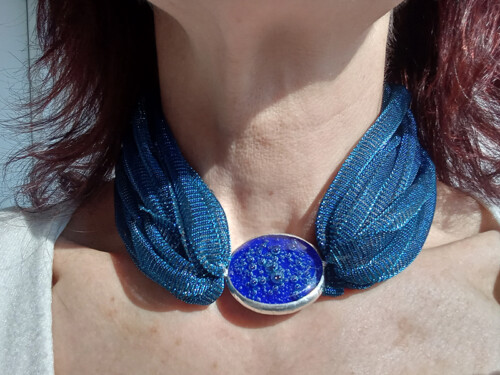 collana blu saldatura soft