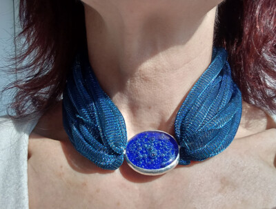 collana blu saldatura soft